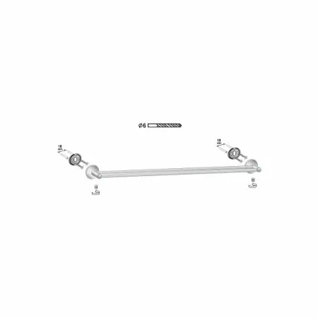 Bara dubla portprosop crom Bisk For You 60 cm [1]