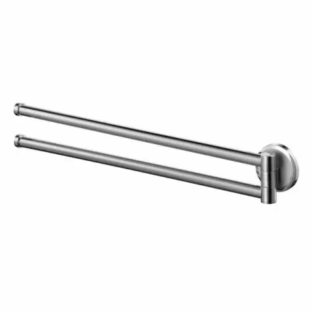 Cuiere si suporturi prosoape - Bara dubla portprosop crom Bisk Sensation 46 cm