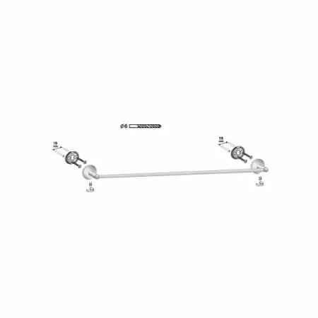 Bara portprosop crom Bisk For You 60 cm [1]