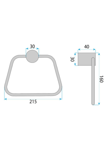 Bara portprosop Tomi 5810 crom periat [5]