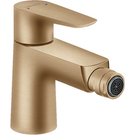 Baterii bideu si dus igienic - Baterie bideu cu ventil Hansgrohe, Talis E, bronz periat