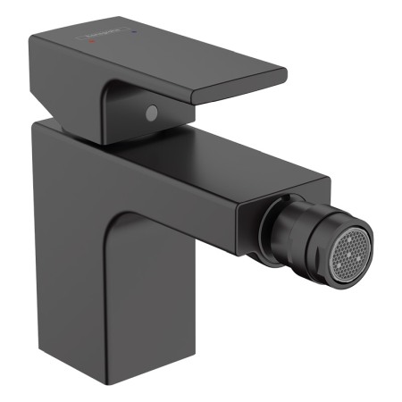 Baterii bideu si dus igienic - Baterie bideu cu ventil pop-up, Hansgrohe, Vernis Shape, negru mat