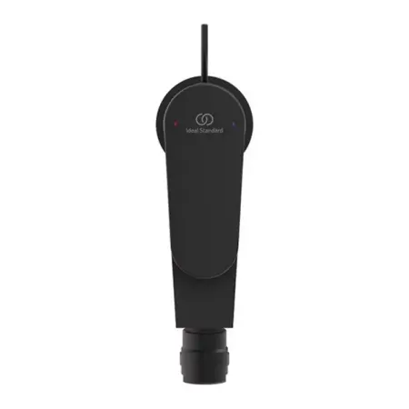 Baterie bideu Ideal Standard Cerafine O cu ventil pop-up negru mat [3]