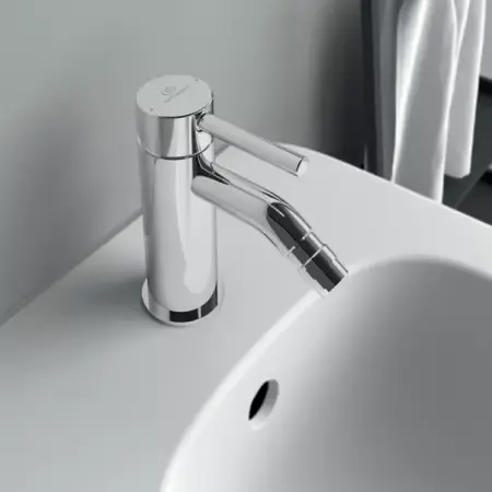 Baterie bideu Ideal Standard Ceraline cu ventil metalic crom lucios [2]