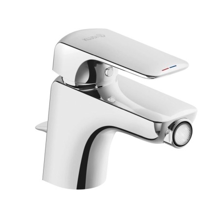 Baterii baie - Baterie bideu Kludi, Ameo, cu ventil si perlator s-pointer, crom