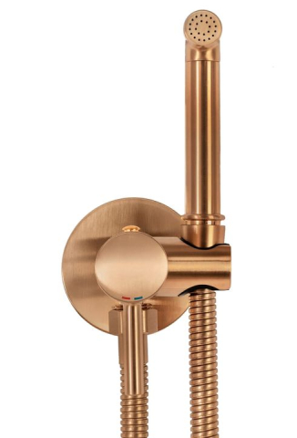 Baterie bideu  Lungo Loop cupru periat [2]