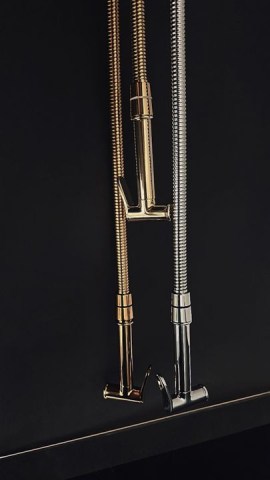Baterie bideu  Lungo Loop Diamond auriu [6]