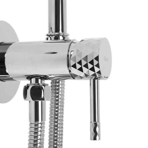 Baterie bideu  Lungo Loop Diamond crom [1]