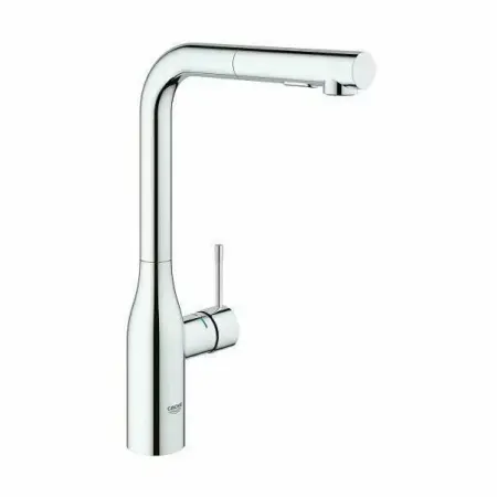 Bucatarie - Baterie bucatarie cu dus extractabil Grohe Essence inalta crom lucios