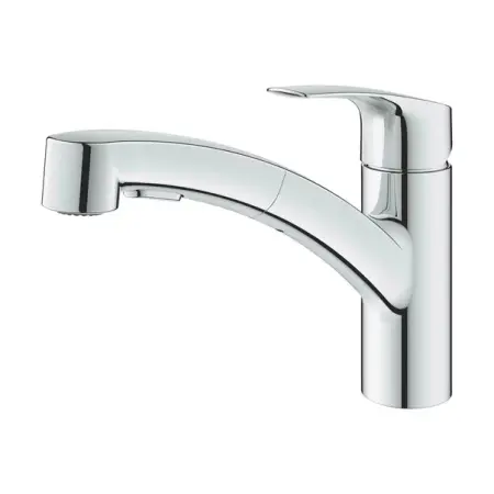 Bucatarie - Baterie bucatarie cu dus extractibil Grohe Eurosmart New crom