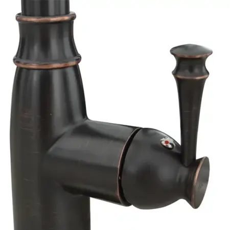 Baterie bucatarie cu dus extractibil Rea Deco negru mat [5]