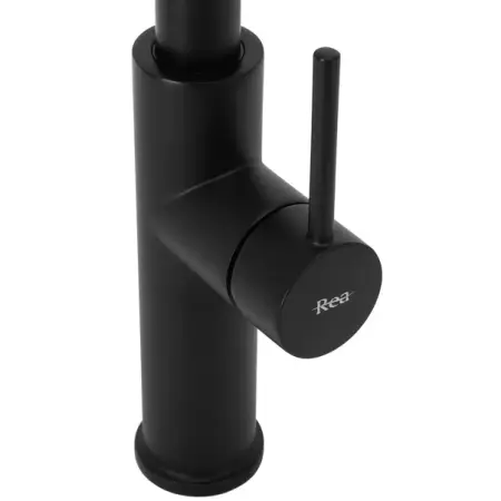 Baterie bucatarie cu dus extractibil Rea Nest negru mat [4]
