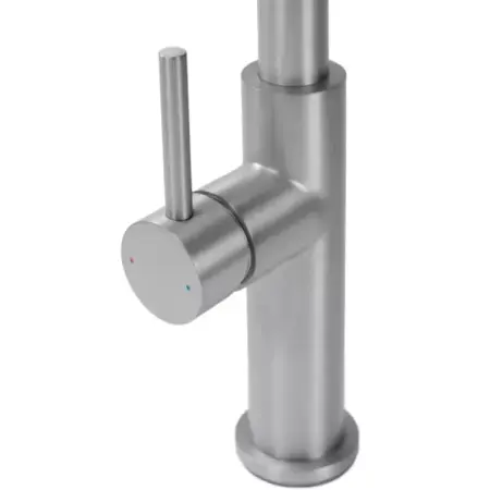 Baterie bucatarie cu dus extractibil Rea Nest nichel periat [5]