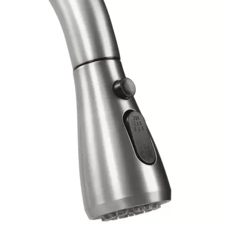 Baterie bucatarie cu dus extractibil Rea Nest nichel periat [2]