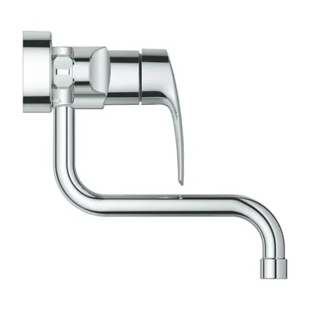 Baterie bucatarie Grohe Eurosmart New crom cu montare pe perete [3]