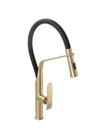 Baterii clasice - Baterie bucatarie Rea Castor auriu periat 