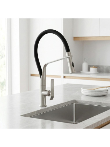 Baterie bucatarie Rea Castor crom periat [2]