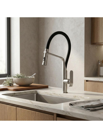 Baterie bucatarie Rea Castor crom periat [3]