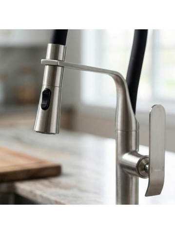 Baterie bucatarie Rea Castor crom periat [4]