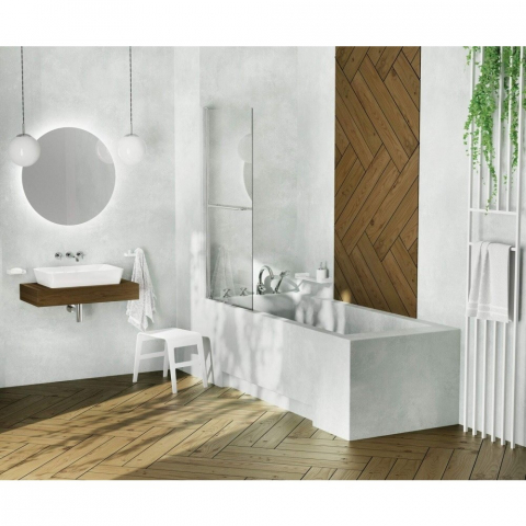 Baterie cada – dus dubla comanda Deante Temisto crom cu set de dus BQT_014D [2]