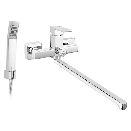 Baterii cada - Baterie cada - dus, Ferro, Zicco, cu pipa mobila si set de dus, crom