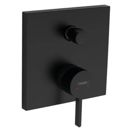 Baterii baie - Baterie cada - dus, Hansgrohe, Finoris, incastrata, negru mat