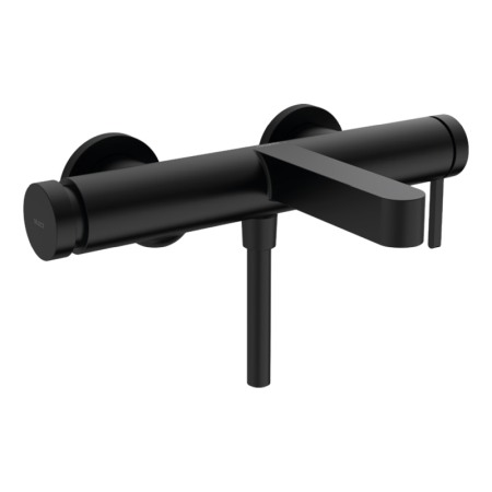 Baterii cada - Baterie cada - dus, Hansgrohe, Finoris, montaj aparent, negru mat