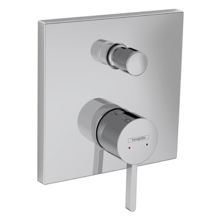 Baterii baie - Baterie cada - dus, Hansgrohe, Finors, incastrata, crom