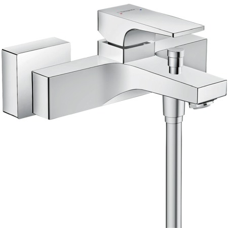 Baterii baie - Baterie cada dus, Hansgrohe, Metropol, Crom