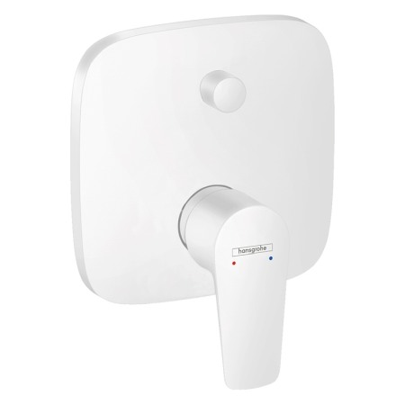 Baterii cada - Baterie cada dus, Hansgrohe, Talis E, alb mat