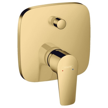 Baterii baie - Baterie cada - dus Hansgrohe, Talis E, auriu lucios