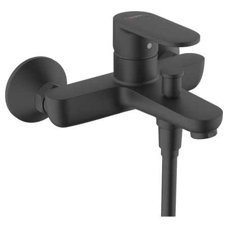 Baterii baie - Baterie cada - dus, Hansgrohe, Vernis Blend, negru mat