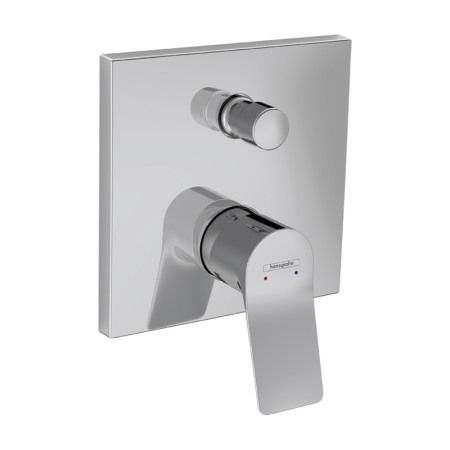 Baterii baie - Baterie cada - dus, Hansgrohe, Vivenis, incastrabila, crom