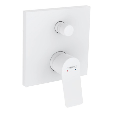 Baterii cada - Baterie cada - dus, Hansgrohe, Vivenis, incastrabila, parte vizibila, alb mat