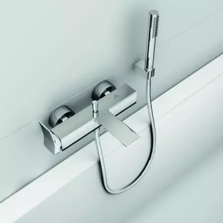 Baterie cada - dus Ideal Standard Atelier Conca crom lucios cu set de dus [3]
