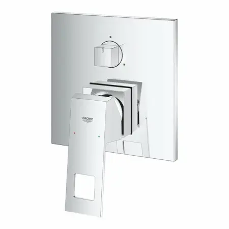Baterie cada - dus incastrata Grohe Eurocube cu 3 functii crom [2]