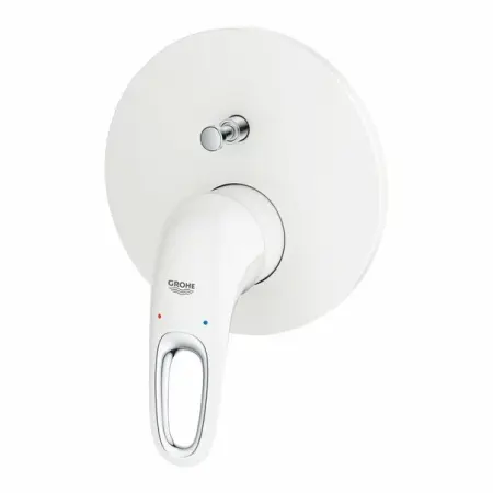 Baterie cada - dus incastrata Grohe Eurostyle alb mat 2 iesiri [2]