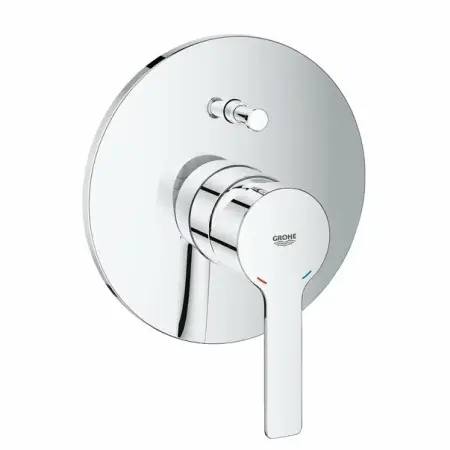Baterii baie - Baterie cada - dus incastrata Grohe Lineare crom lucios