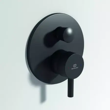 Baterii baie - Baterie cada - dus incastrata Ideal Standard Ceraline negru mat cu corp incastrat