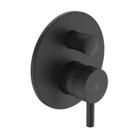 Baterii baie - Baterie cada - dus incastrata Ideal Standard Ceraline negru mat si corp incastrat inclus