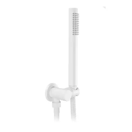 Baterie cada - dus incastrata Rea Lungo alb mat cu set de dus si corp ingropat [3]
