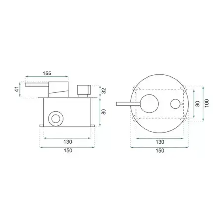 Baterie cada - dus incastrata Rea Lungo alb mat cu set de dus si corp ingropat [8]