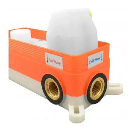 Baterie cada - dus incastrata Rea Lungo crom lucios cu set de dus si corp ingropat [1]