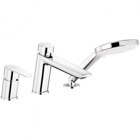 Baterii cada - Baterie cada – dus monocomanda Deante Agawa crom cu set de dus