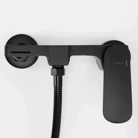 Baterie cada - dus Rea Berg monocomanda negru cu set de dus [3]