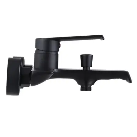 Baterie cada - dus Rea Hass monocomanda negru cu set de dus [4]