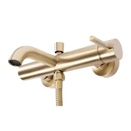 Baterie cada - dus Rea Lungo auriu periat cu set de dus [4]