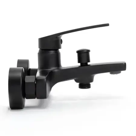 Baterie cada - dus Rea Luppo negru cu set de dus [2]