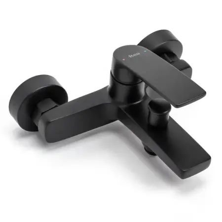 Baterie cada - dus Rea Luppo negru cu set de dus [3]