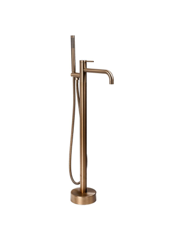 Baterii baie - Baterie cada freestanding Rea Clif cupru periat